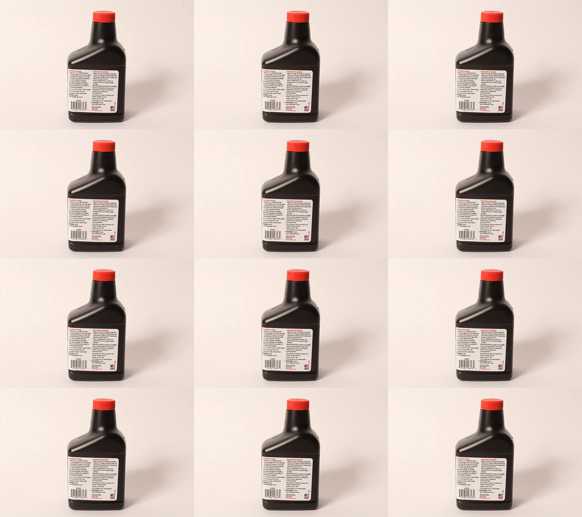 Echo 2-cycle oil label with precise 50:1 mix guidance