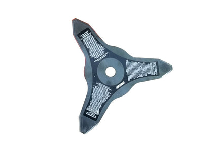 Echo 99944200047 three-tooth blade for efficient grass and weed trimming on 20 mm arbor