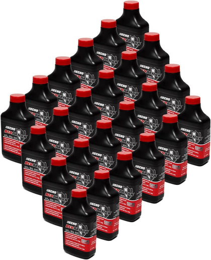Echo Red Armor 2-Cycle Oil bottle for easy two-stroke fuel mixing.