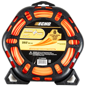 ECHO trimmer line on a durable spool for lawn care.