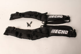 EchoSari right strap for backpack blower harness with adjustable clips for secure fit.