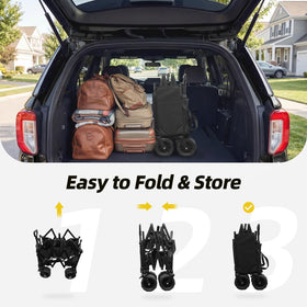 EchoSmile wagon-adjustable-handle provides customizable height for all users.