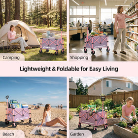 EchoSmile wagon fits in car trunk for easy trips