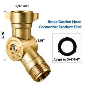 ECKXCH patio cleaning hose connector pairs with standard hoses for quick rinsing.