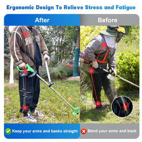 Lightweight stainless steel Ecmln handle designed for daily use