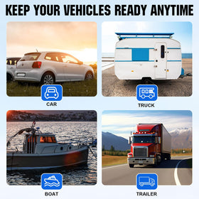 Eco-Worthy unit with four PVC suction cups for secure windshield mounting