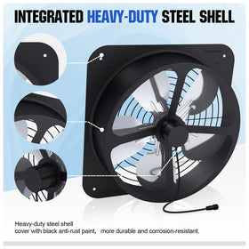 Eco-Worthy greenhouse cooling using solar powered fan