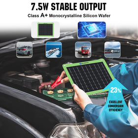 Eco-Worthy rugged solar panel with IP64 protection against rain and sun