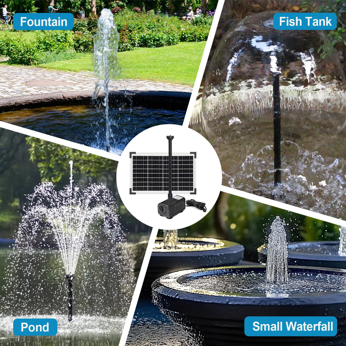 ECO-WORTHY submersible pump requires full immersion for best performance.