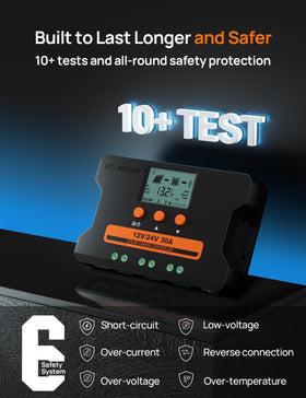 ECO-WORTHY Great for RVs and boats with presets for FLD, LFP, SLD, GEL.