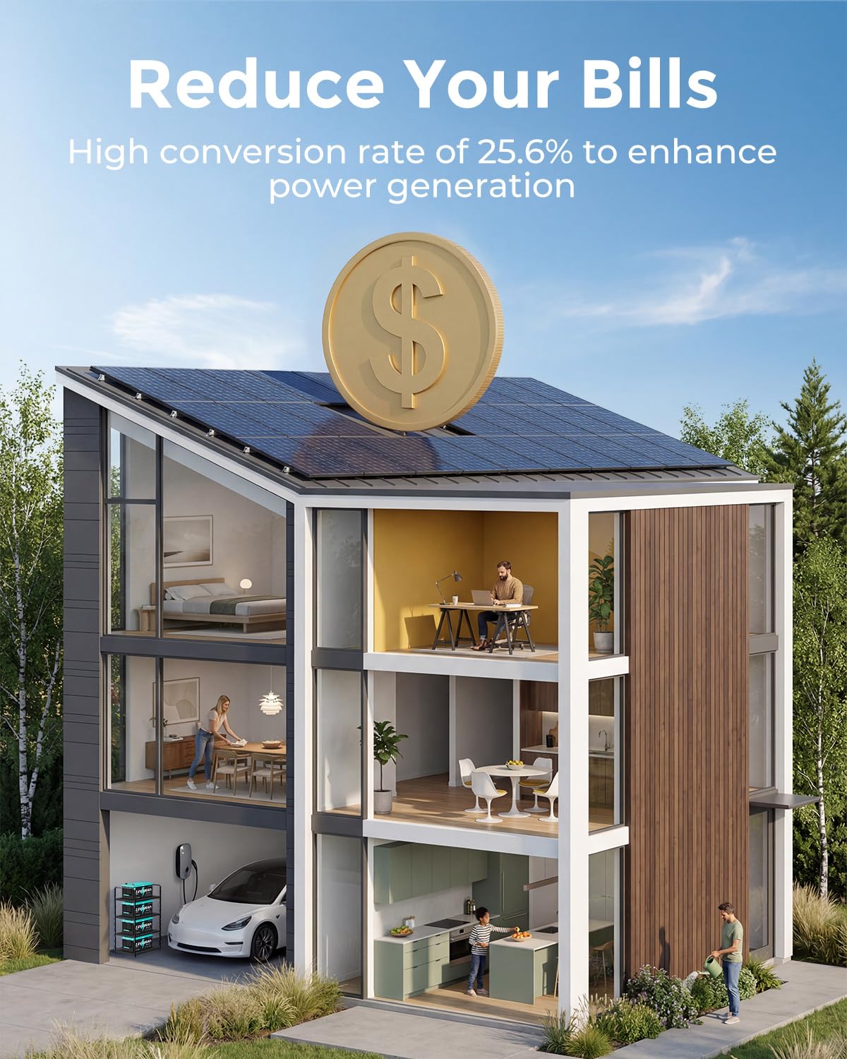 ECOBOSS pre-drilled mounting holes for quick, secure installation