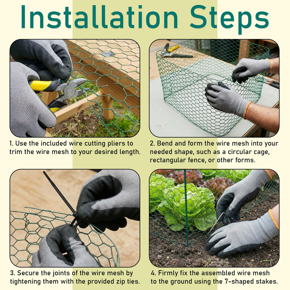 EcoBrisa 360° protection guards tomatoes, berries, and flowers from animals.