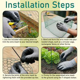 EcoBrisa 360° protection guards tomatoes, berries, and flowers from animals.