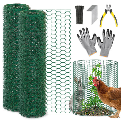 EcoBrisa full garden fence kit ready for immediate outdoor installation.
