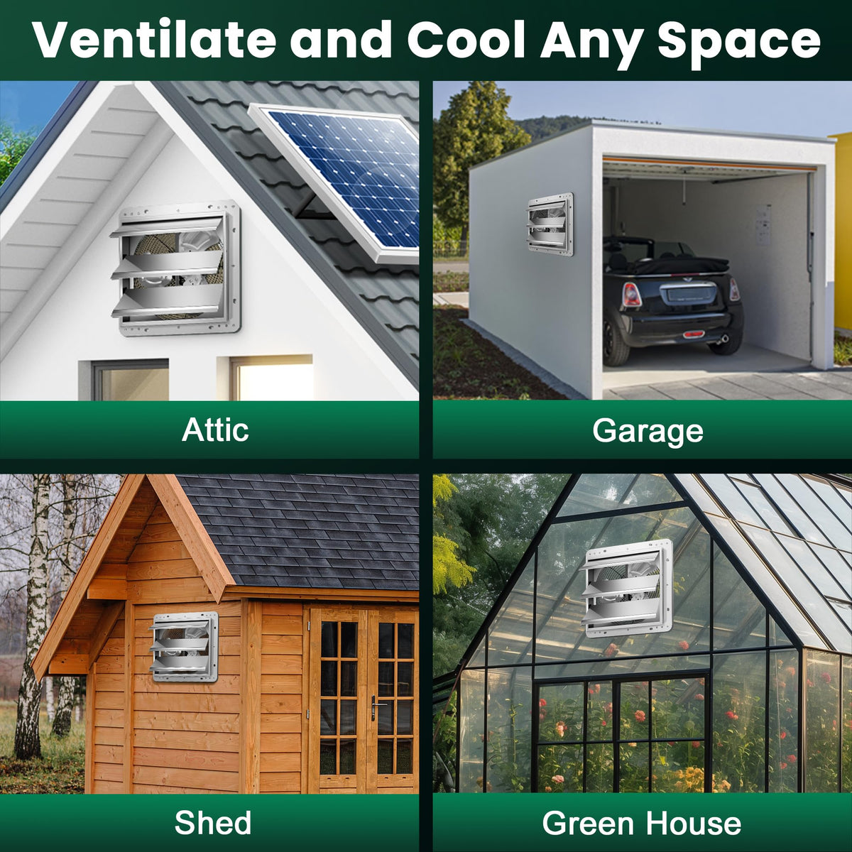 ecoCalm IP44 blades withstand outdoor installation for durable venting