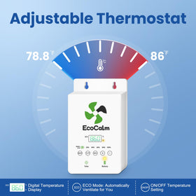 ecoCalm IP44 waterproof fan blades withstand outdoor greenhouse conditions