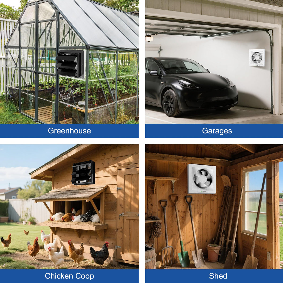 ecoCalm IP44 blades enable reliable outdoor operation