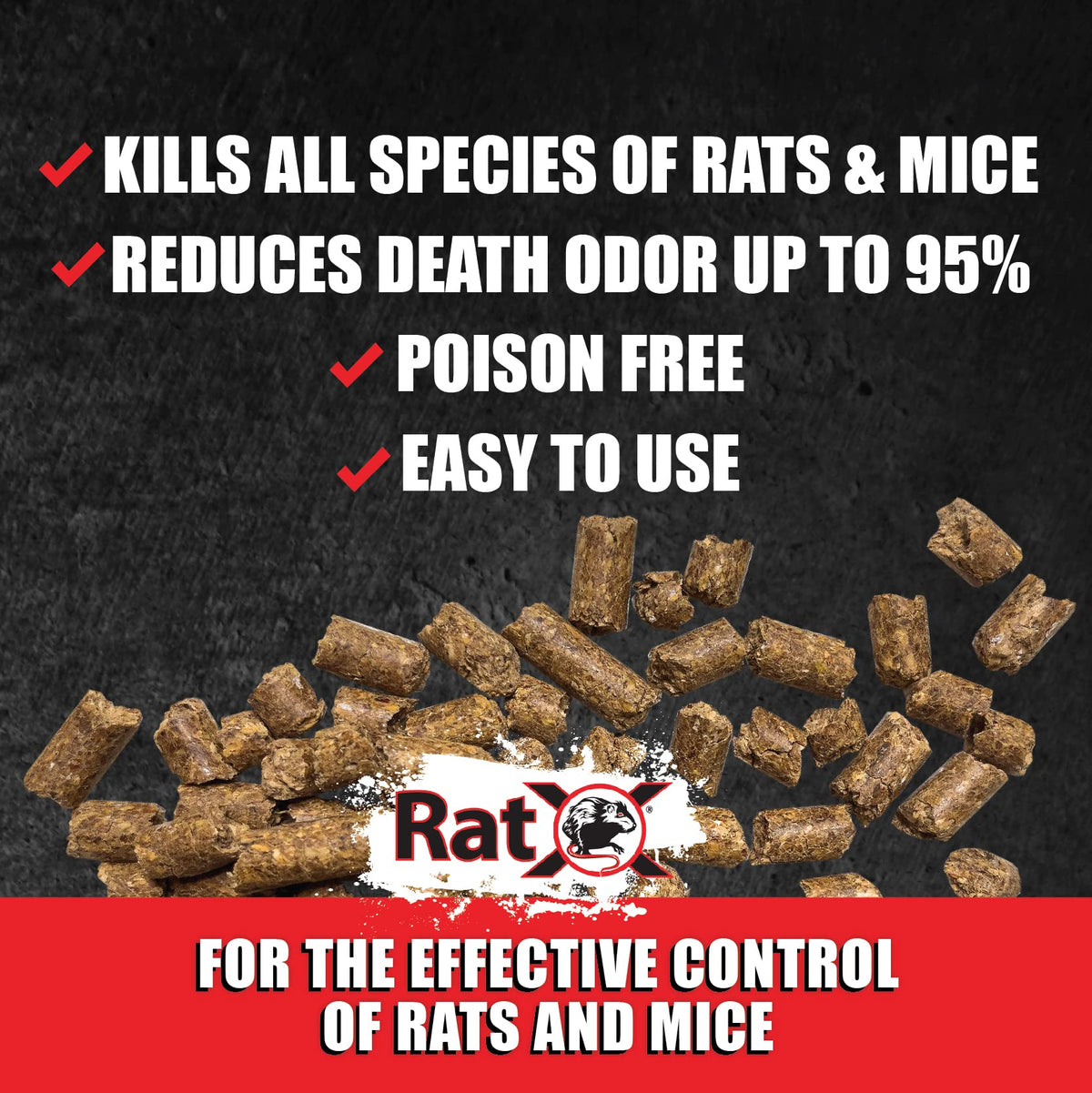 EcoClear RatX ready-trays peel-and-place tray for easy DIY pest control