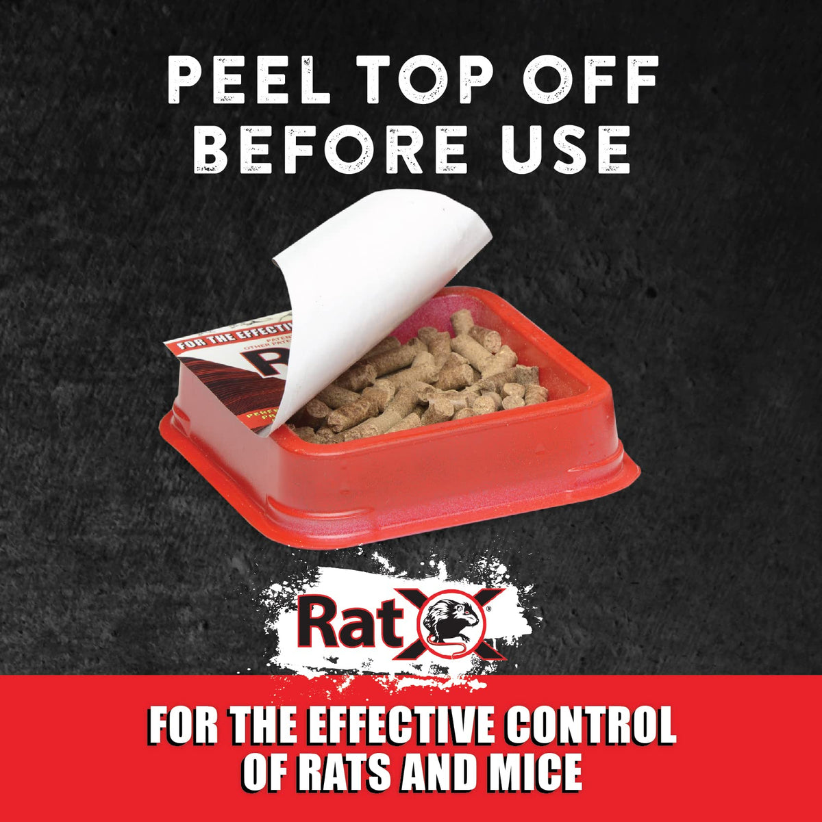 EcoClear RatX ready-trays placed in a barn to help manage activity safely