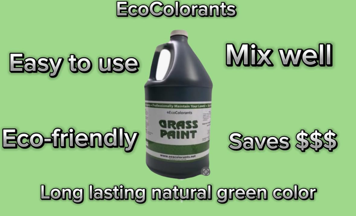 EcoColorants Green Grass Paint Made in USA label denotes trusted quality