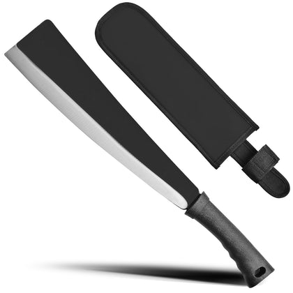 EcoDigiLife Billhook Sickle Machete blade close-up for precise trimming and heavy-duty cutting.