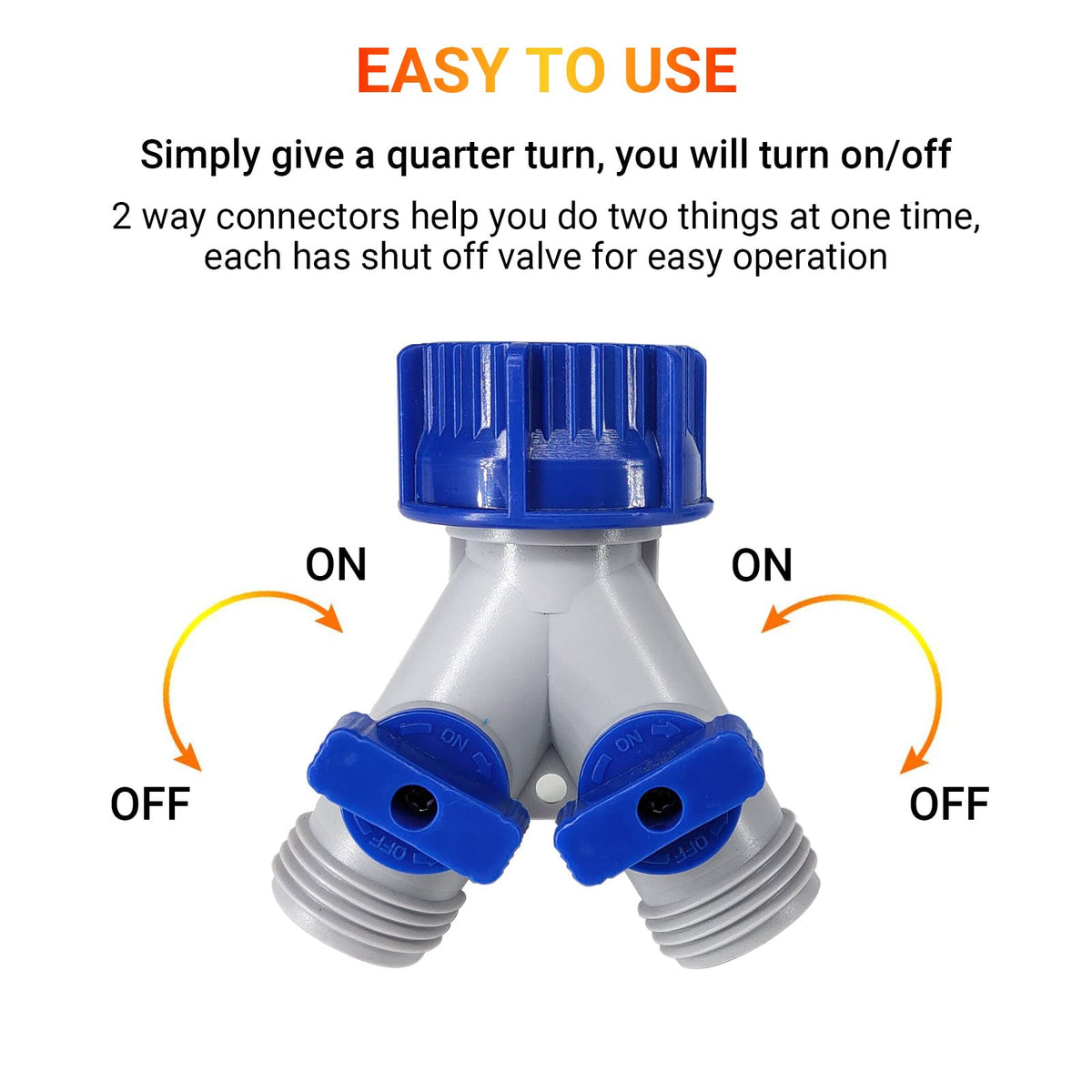 ECOESPTI auto-swivel connector preventing misalignment during use