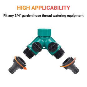 ECOESPTI durable ABS hose splitter resists aging in outdoor use.