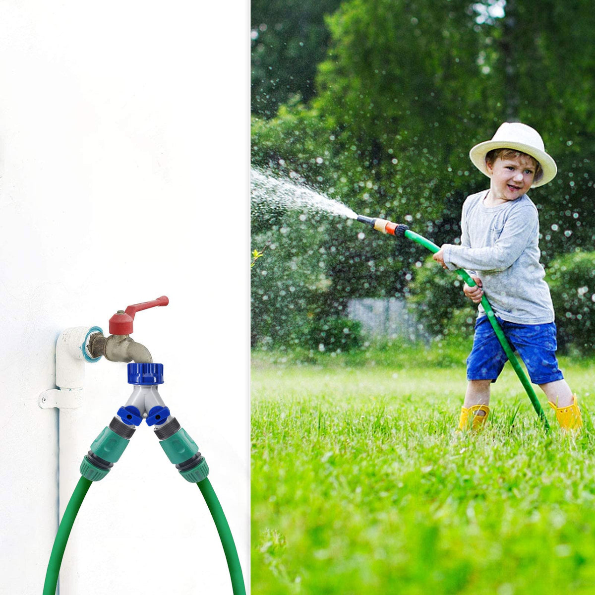ECOESPTI universal 3/4 inch fit for standard hoses and taps