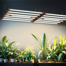 ECOHOM Bar 800W LED grow light assembly kit included for quick hang-and-grow.
