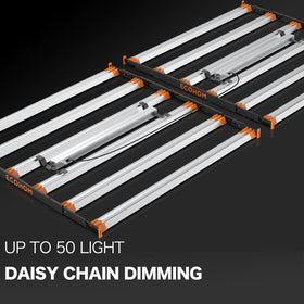 ECOHOM Bar 800W LED grow light heat-dissipation-focused design preserves LED life.