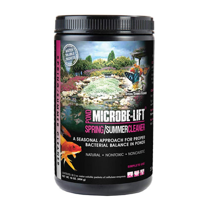 ECOLOGICAL LABS Microbe Lift 10XSSCX1 pond cleaner bottle boosts spring and summer water clarity