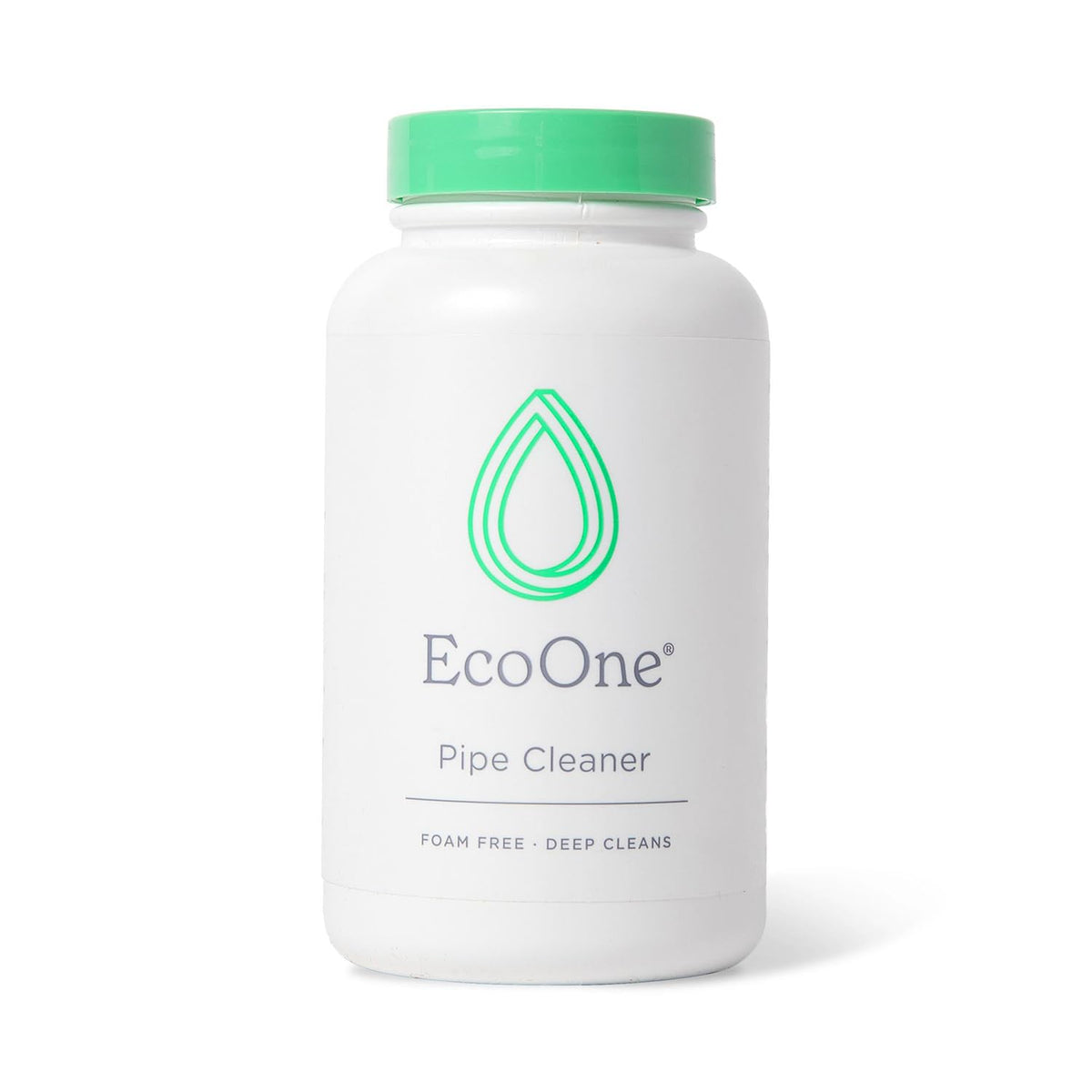 EcoOne Pipe Cleaner bottle pour demonstrating easy application for deep pipe cleaning