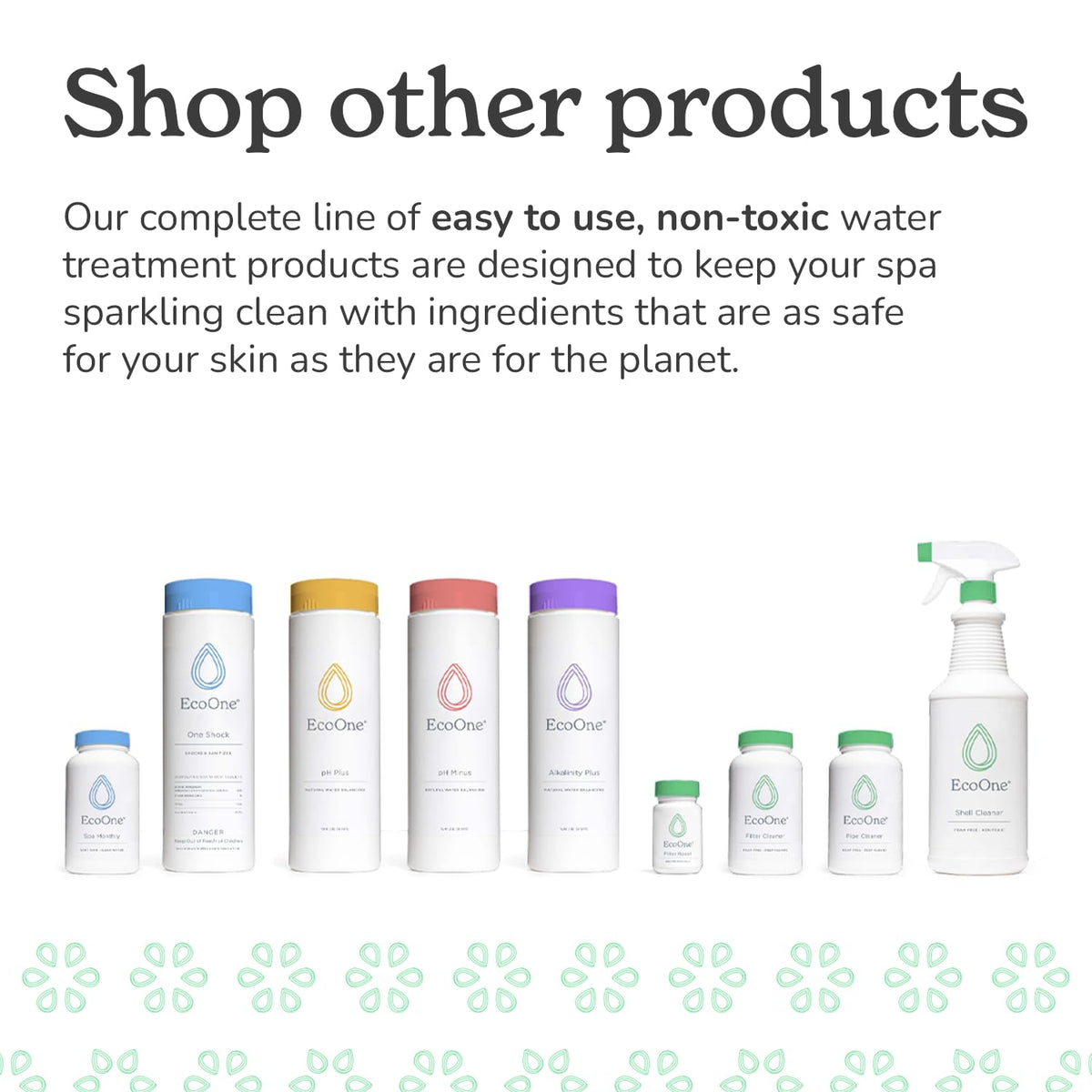 EcoOne Pipe Cleaner brand label close-up highlights eco-friendly formula