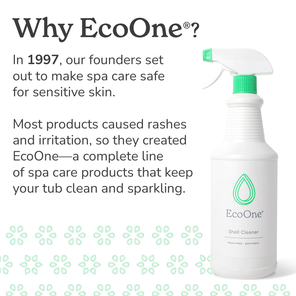 EcoOne Pipe Cleaner drain and rinse setup demonstrates spa system flush