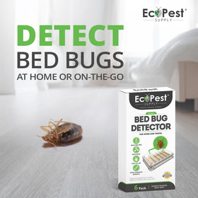EcoPest traps packaging illustrates easy, quick setup for monitoring.
