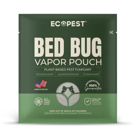 ECOPEST Bed Bug Vapor Pouch pack for effective bed bug treatment