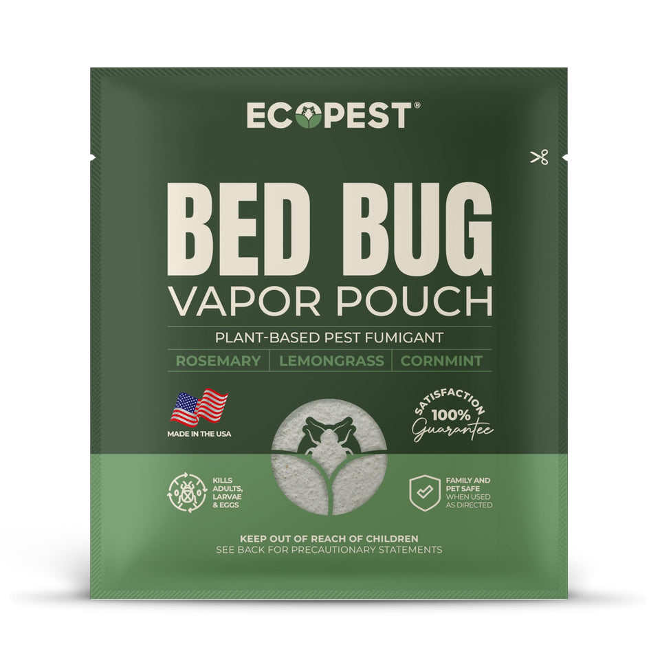 ECOPEST Bed Bug Vapor Pouch pack for effective bed bug treatment