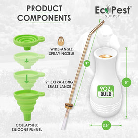ECOPEST Powder Duster shows brass lance for hard to reach corners