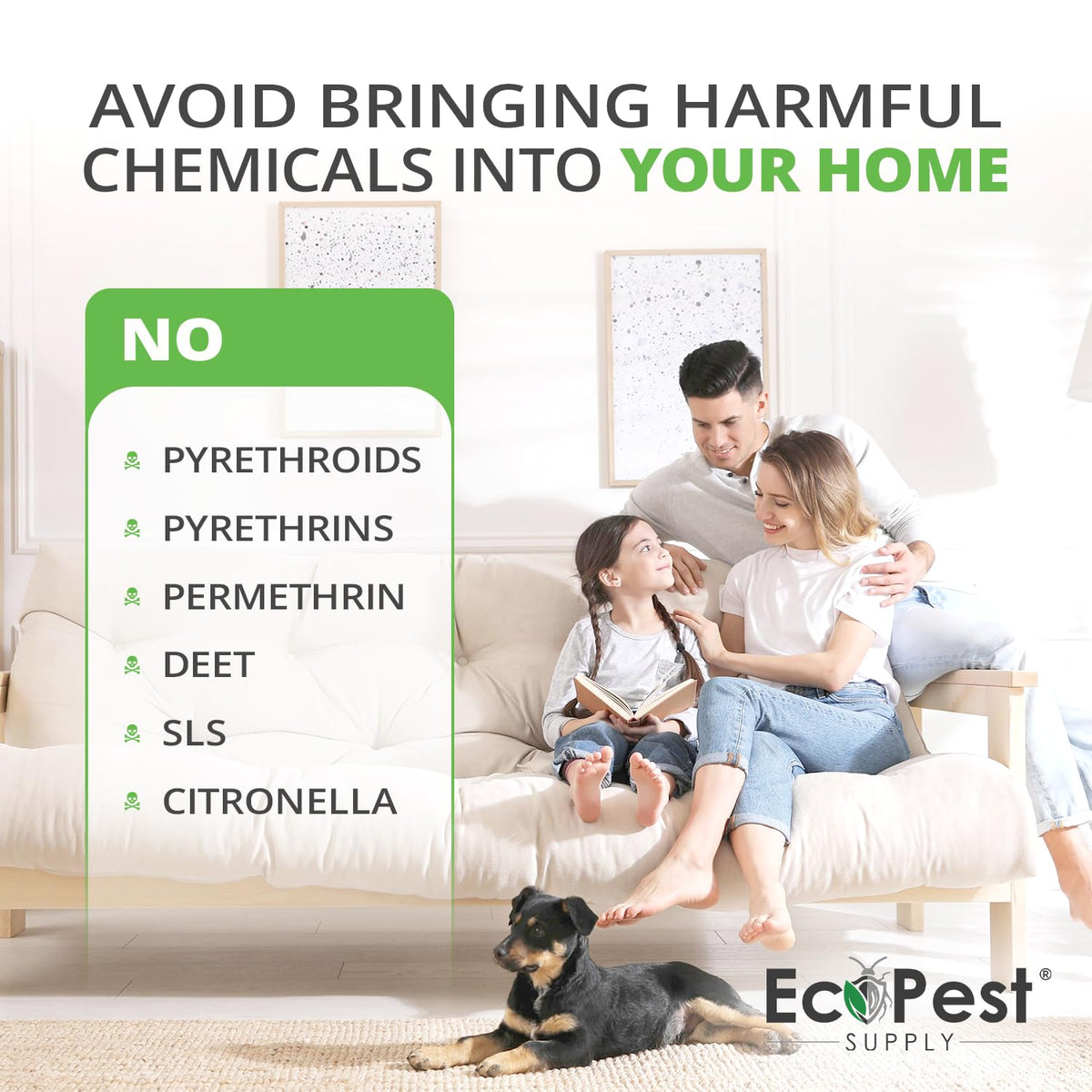 ECOPEST Sofa and fabric fumigation for deep fabric treatment