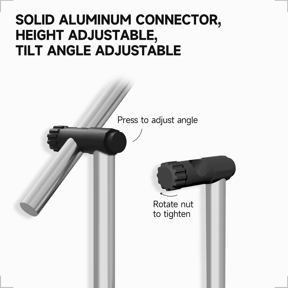 ECOPOOLTECH heavy-duty ribs resist wind and extend umbrella life