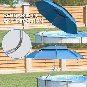 ECOPOOLTECH waterproof UV-resistant fabric keeps you cool and protected