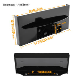 ECOTRIC attachment plate side profile shows sturdy steel build