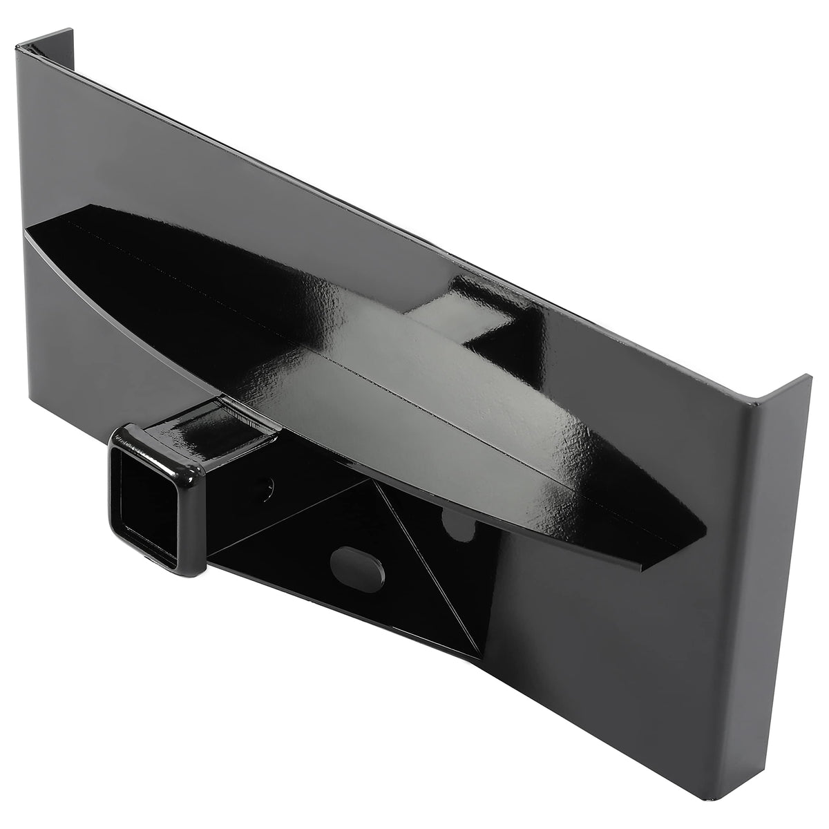 ECOTRIC mini skid steer plate front view for versatile mounting across brands