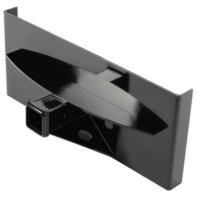 ECOTRIC mini skid steer plate front view for versatile mounting across brands