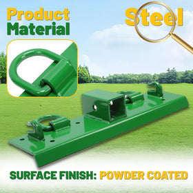 ECOTRIC includes two grab hooks, two tow handles, and one hitch in the package.