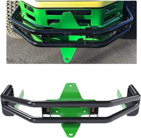 ECOTRIC rear bumper bar close-up showing premium steel construction for durable protection.