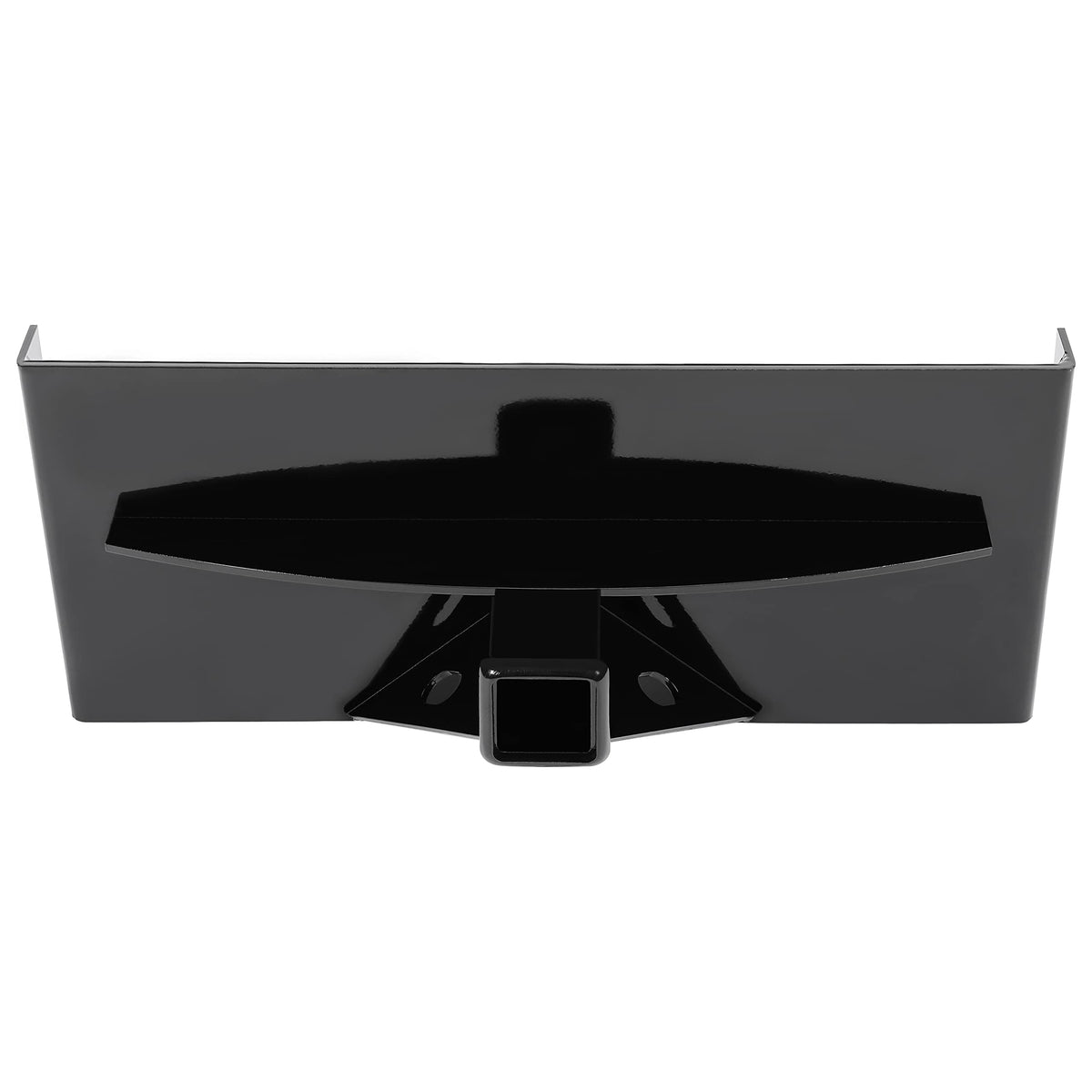 ECOTRIC universal 2-inch receiver hitch plate mounted on equipment