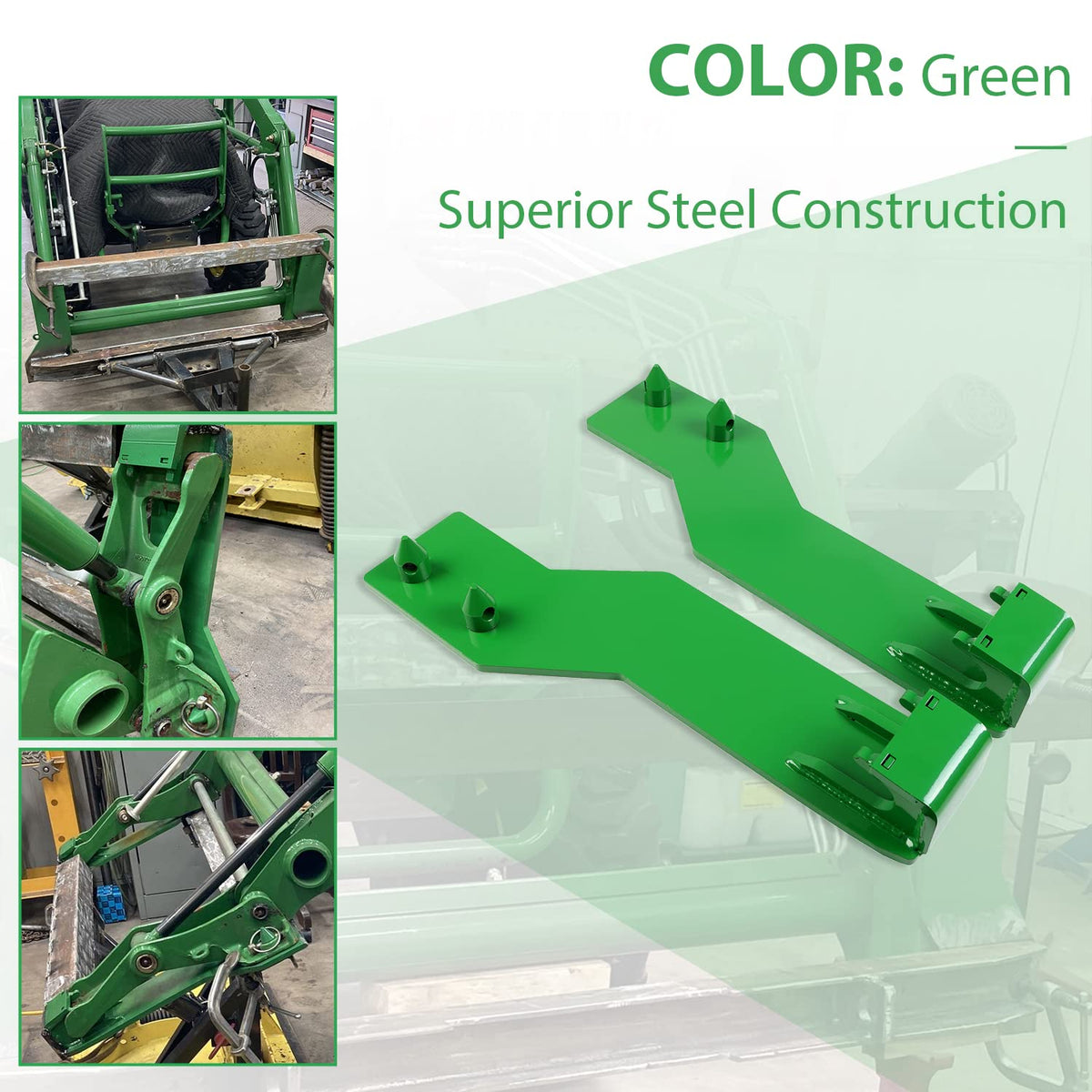 Weld-on ECOTRIC brackets shown for easy professional installation and strong attach points