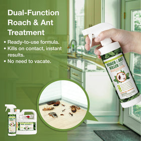 EcoVenger ant-control application demonstrating versatile use against ants
