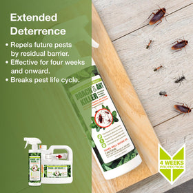 EcoVenger natural botanical formula highlights cedarwood, geraniol, and peppermint